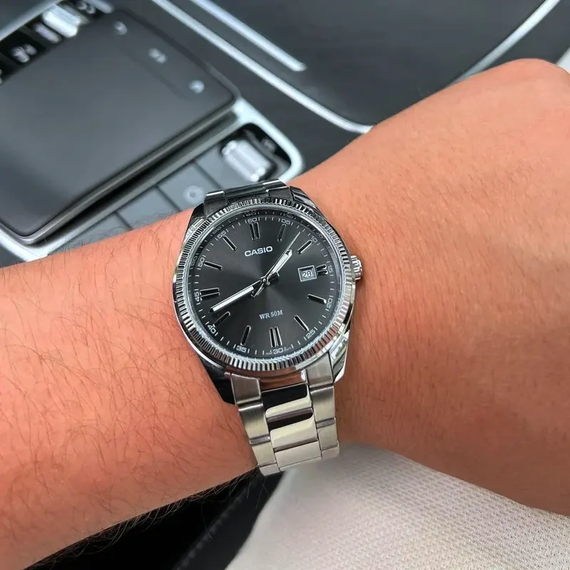 Casio Enticer Black Dial Timekeeping Men's Watch- MTP-1302D-1A1V