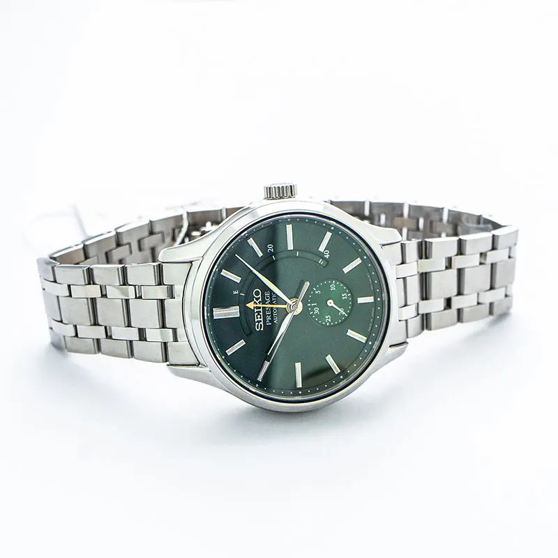 Seiko Men's  Presage Japanese Garden Green Dial Watch | SSA397J1