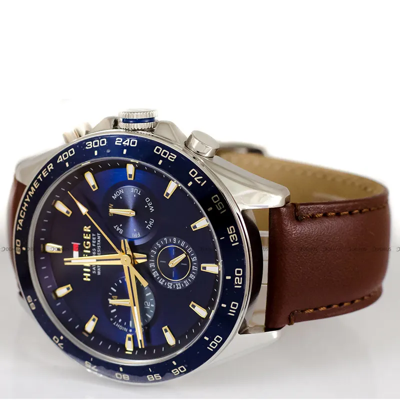 Tommy Hilfiger Owen Chronograph Blue Dial Men's Watch- 1791965 - Main Image