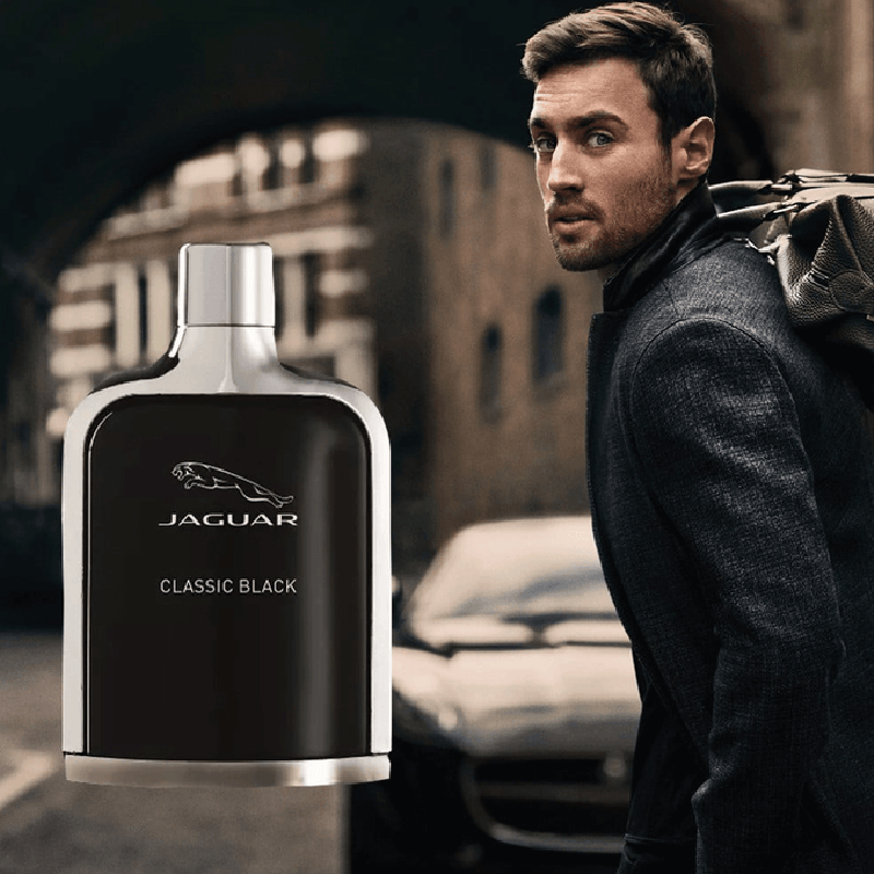 Jaguar Classic Black Eau De Toilette Men's Perfume 100ML Watch