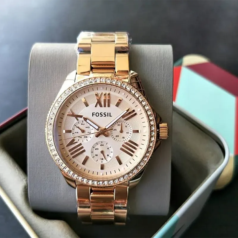 Fossil Cecile Multifunction Rose Gold Ladies Watch- AM4483 Watch