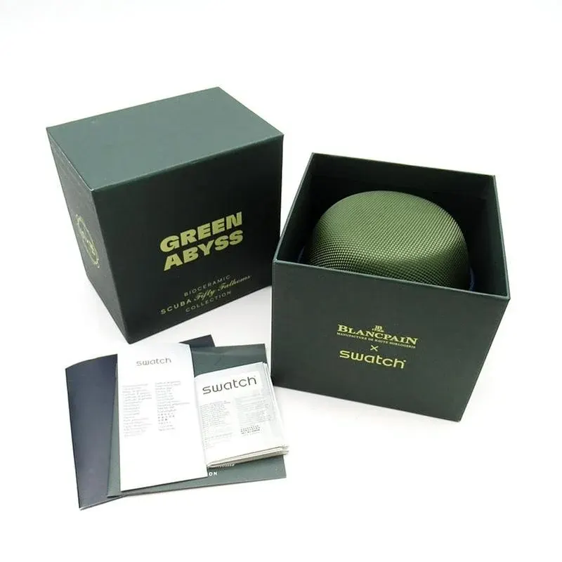 Blancpain x Swatch Fifty Fathoms “Green Abyss Sistem51” Men's