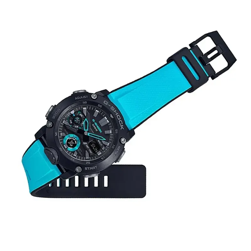 Casio G-Shock Carbon Core Guard Blue Strap Watch For Men's- GA