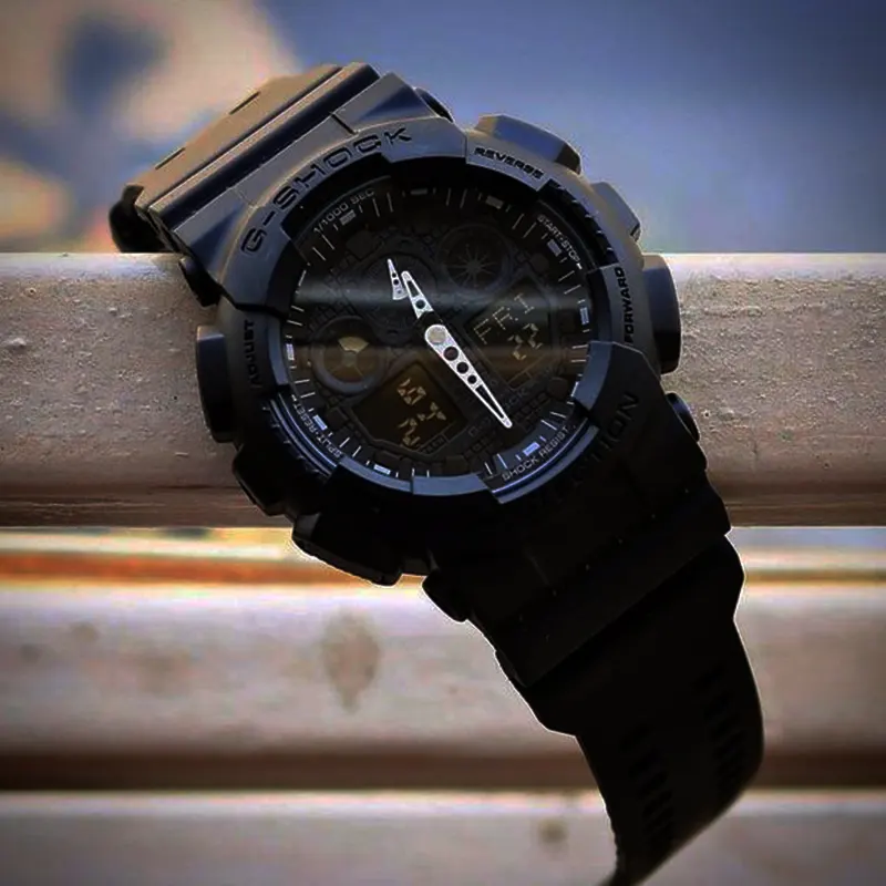 Casio G-Shock Dual-time Analog-Digital Men's Watch- GA-100-1A1DR