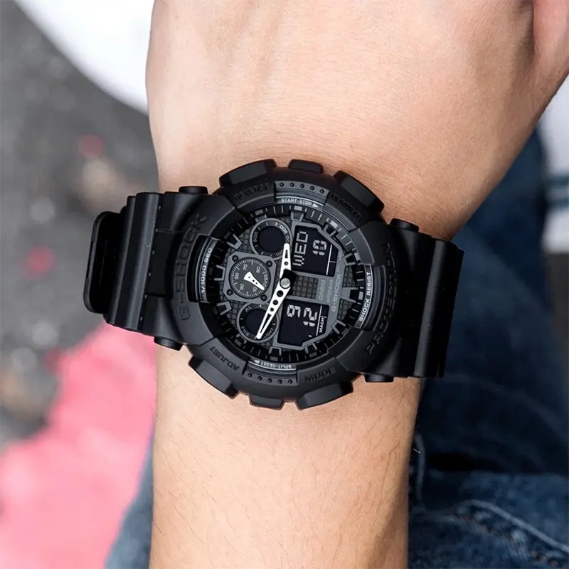 Ga 100 How To Adjust G Shock Digital Time Casio G-Shock Dual-time