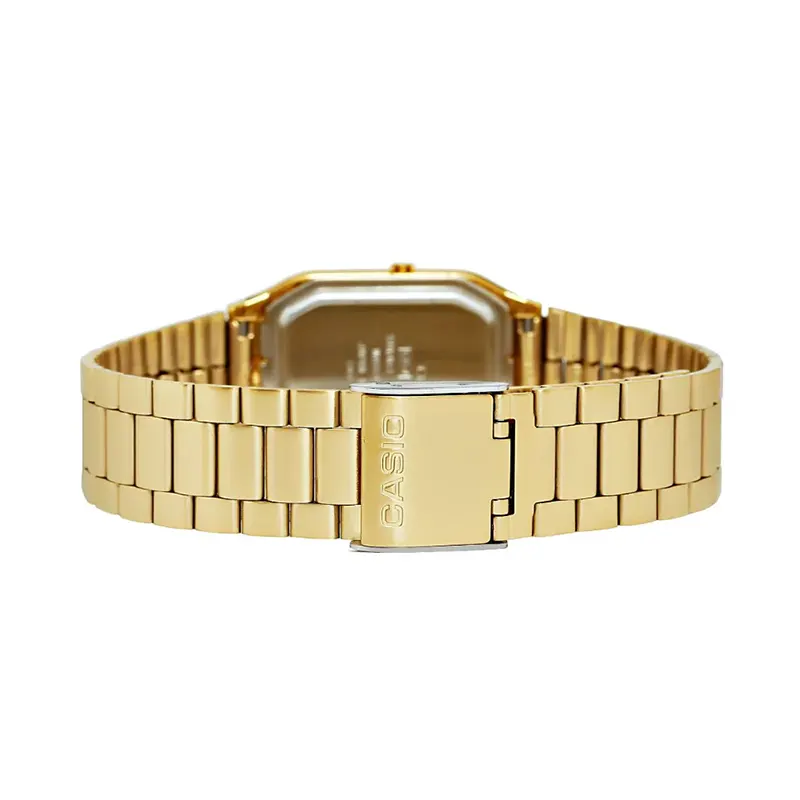 Casio Vintage Gold-tone Rectangular Watch- AQ-230GA-9DMQ | Watch Shop BD