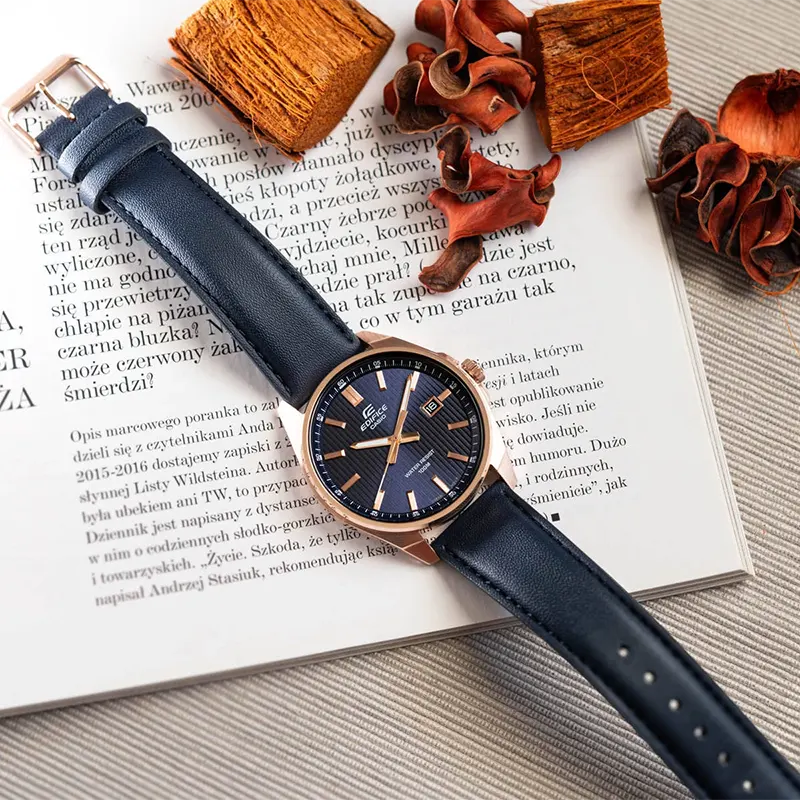 Casio Edifice 3-Hand Analog Sporty Design Men's Watch- EFV-150CL