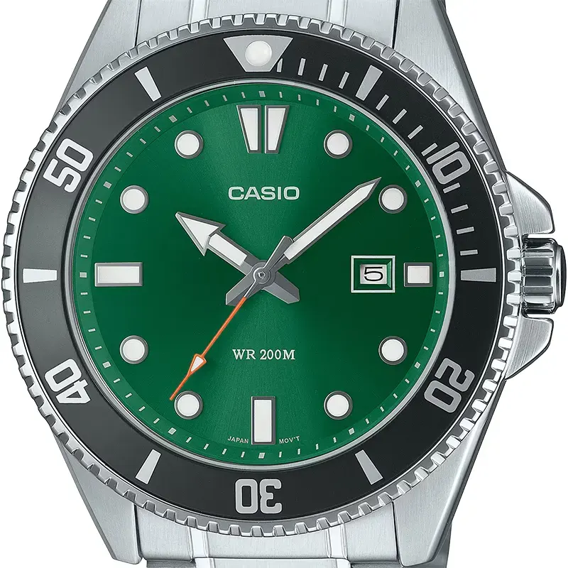 Duurzame Casio duikhorloge | Bio-gebaseerde hars band en