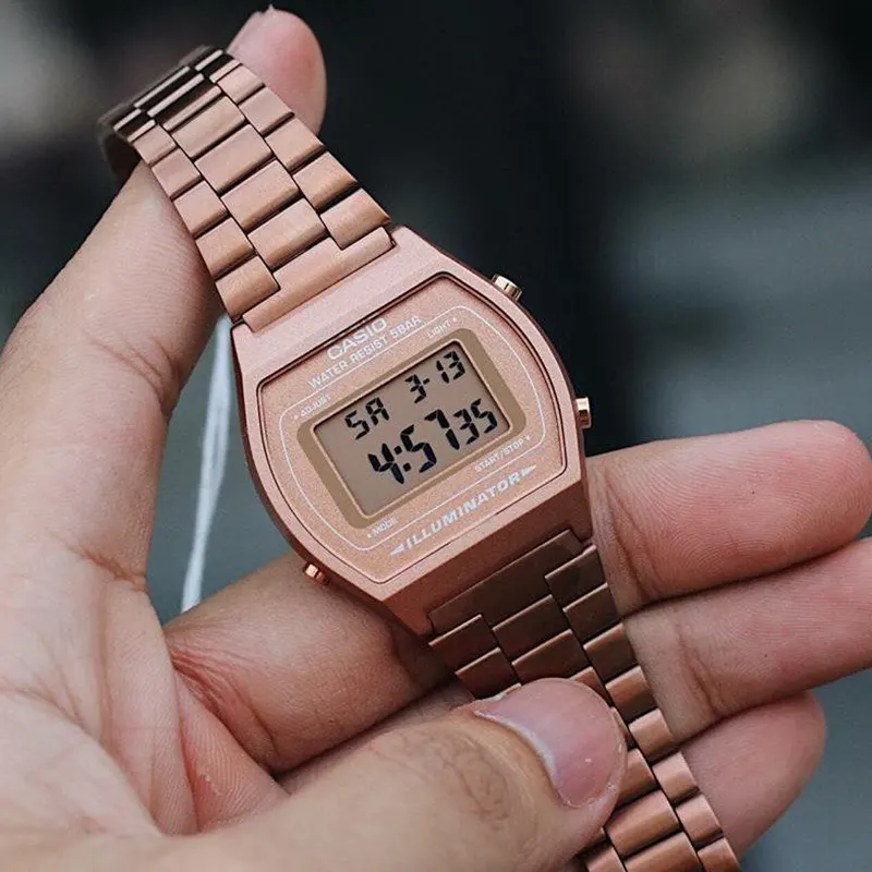 Casio B640wmr Rose Gold Reloj Casio Mujer Casio Men's Digital