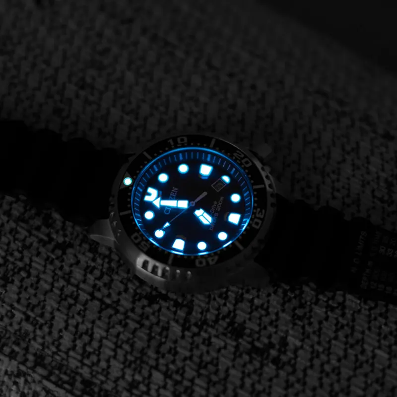 Citizen Eco-Drive Promaster Diver Black Dial Men's Watch- BN0150