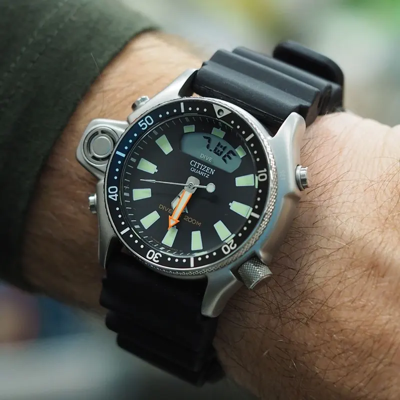 Citizen Promaster Aqualand Black Dial Diver's Men's Watch- JP2000