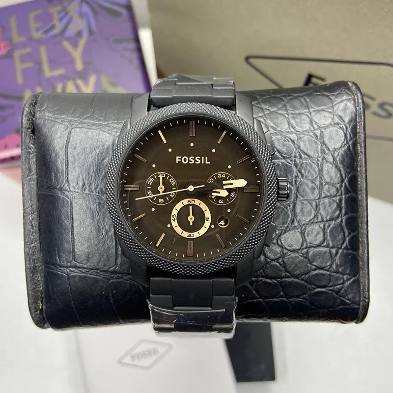 Fossil Watch Strap Fossil Fs4682 Leather Strap Fossil Machine Mid