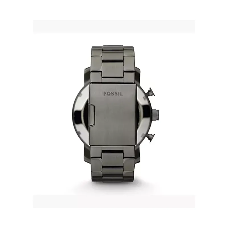 Fossil Nate Chronograph Quartz Smoke Dial Men's Watch- JR1437