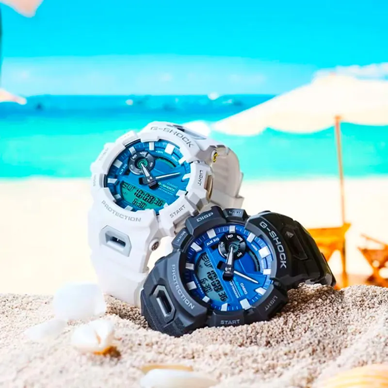 Casio G-Shock Sporty Bluetooth Step-tracking Blue Men's Watch- GBA