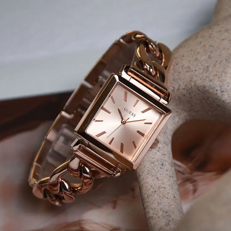 Rose Gold W1069l3 Guess BW1070L3 W1070L3 Solar Strap • Official Dealer