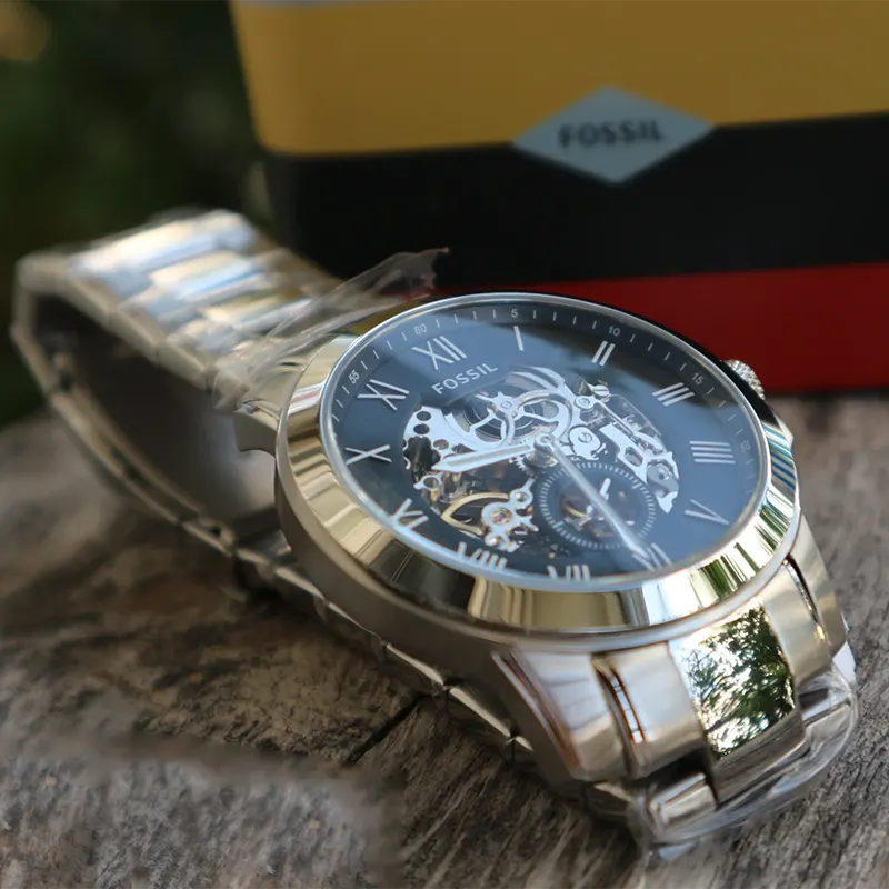 Stainless Steel Fossil Grant Automatik Fossil Grant Automatic