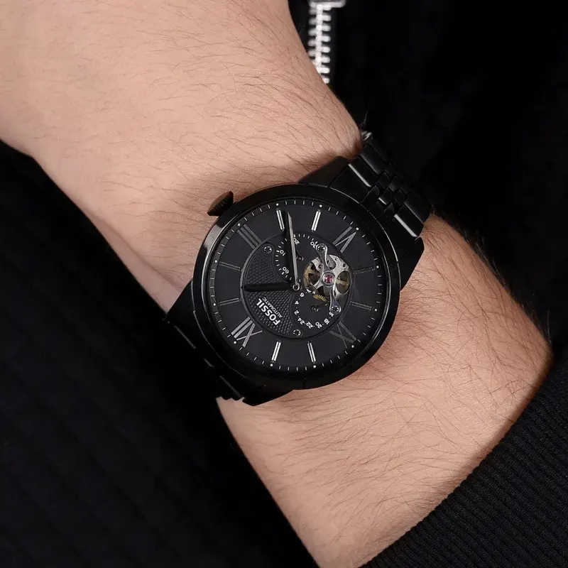 Fossil Townsman Automatic Black Dial Men's Watch- ME3062 Watch