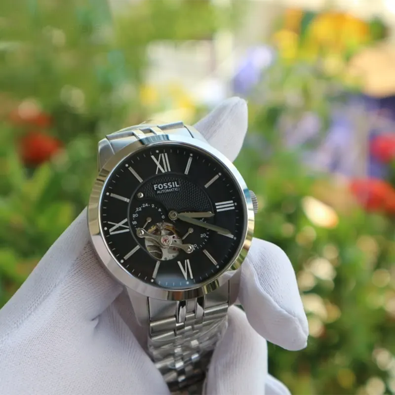 Fossil Townsman Automatic Black Dial Men's Watch- ME3107 Watch