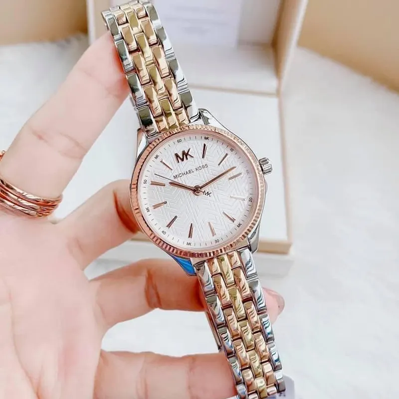 Lexington Watch Mk Lexington Tritone Buy Michael Kors Lexington