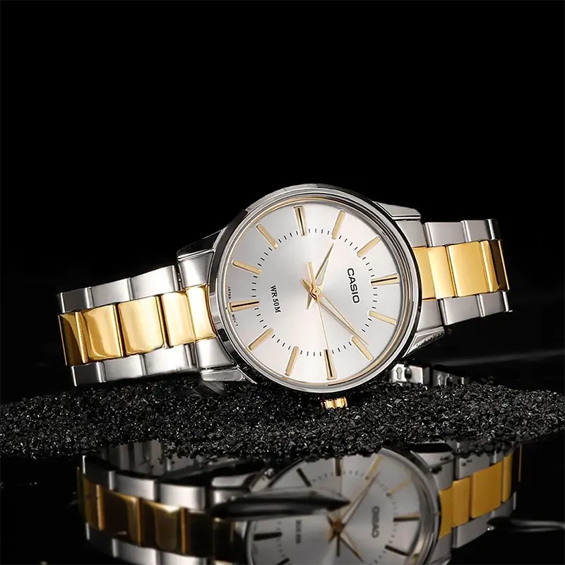 Mtp 1303sg 7avdf Casio Japan Movt Wr50m Price Casio Quartz Enticer Two-tone  Couple Watch- MTP/