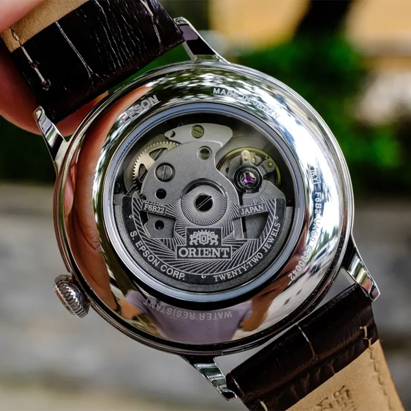 Orient Bambino Version White Dial Men's Watch- RA-AK0702Y