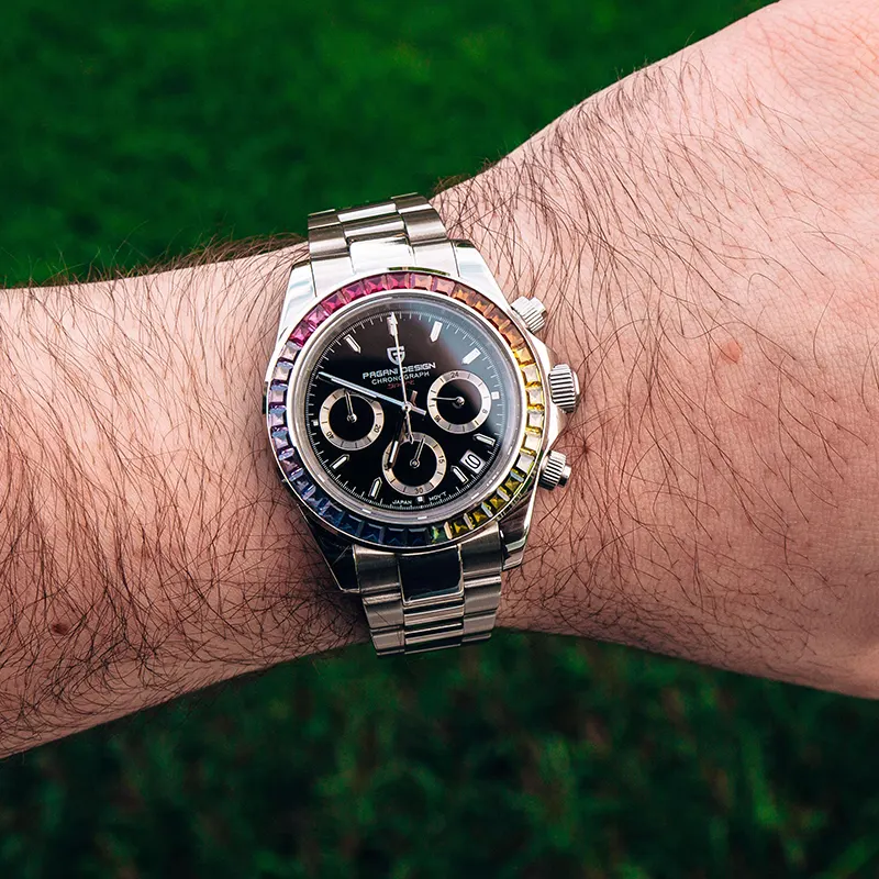 Wrist Pagani Design Watch Daytona Pagani Design Daytona Rainbow