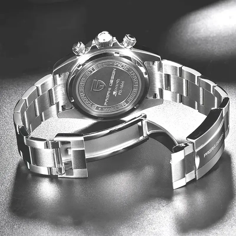 Pagani Design Daytona Black Dial Sporty Men's Watch PD-1644