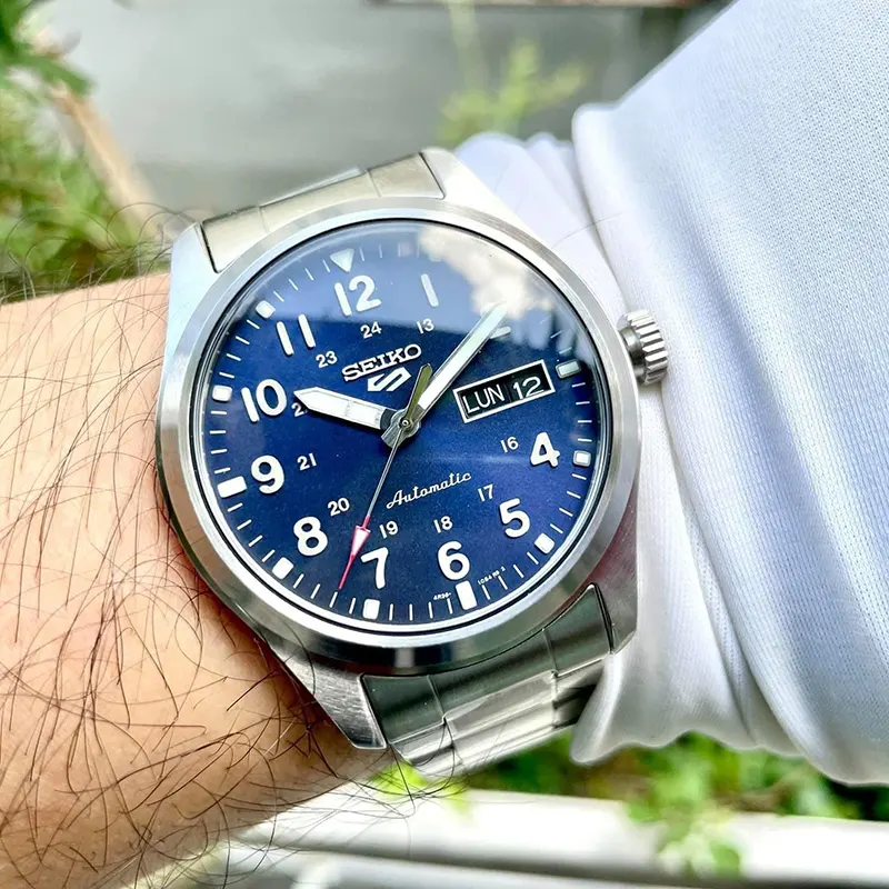 Seiko Sports Field Sports Style Blue Dial Men's Watch- SRPG29K1