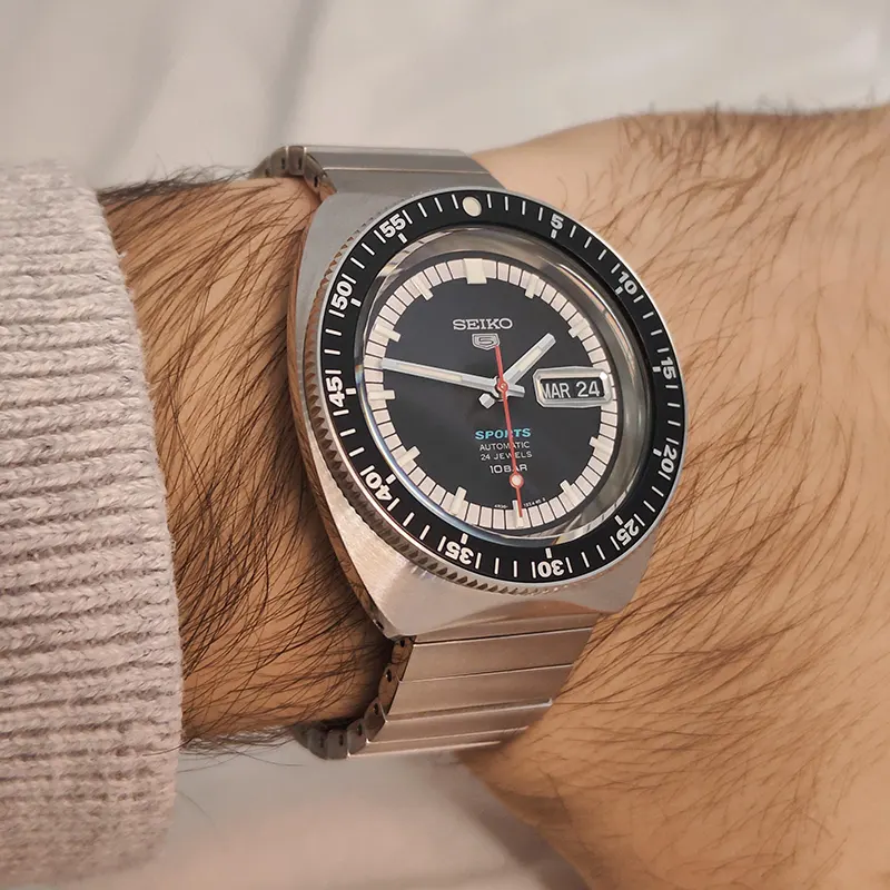 Mens Watch Seiko Sport 24 Jewels Automatic Seiko Sports Men's