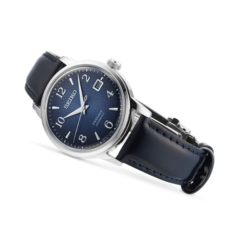 Black Velvet Seiko Presage Couple Watch Seiko SRPK15J1 Men's