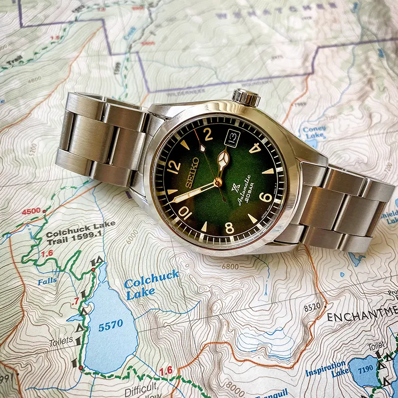 Seiko Prospex Automatic Alpinist Green Dial Men's Watch- SPB155J1