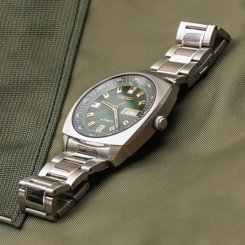 Seiko Recraft Automatic Green Dial Men's Watch- SNKM97 Watch Shop BD