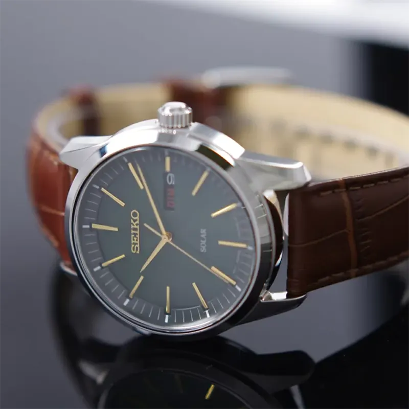 Seiko Solar Sapphire Sne529p1 Seiko Gents Solar Powered Dress