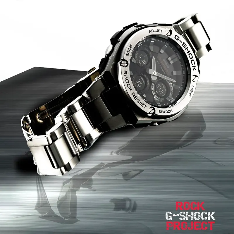 Casio G-shock G-STEEL Digital-Analog Dial Watch For Men's- GST