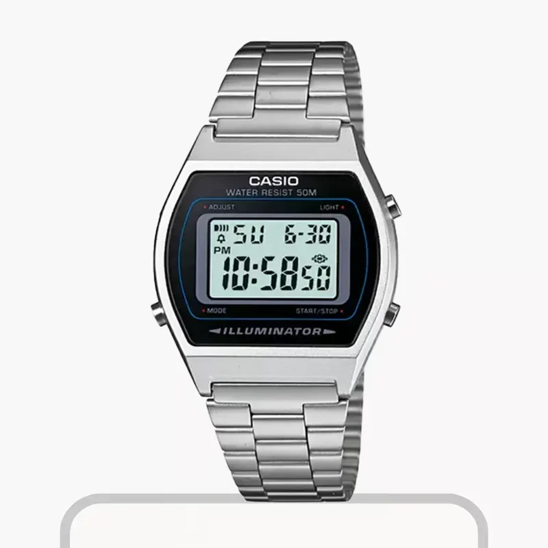 Casio Vintage Retro Classic Grey Dial Watch- B640WD-1AV Watch
