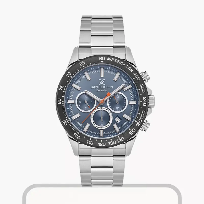 Daniel Klein Exclusive Blue Dial Men's Watch- Watch