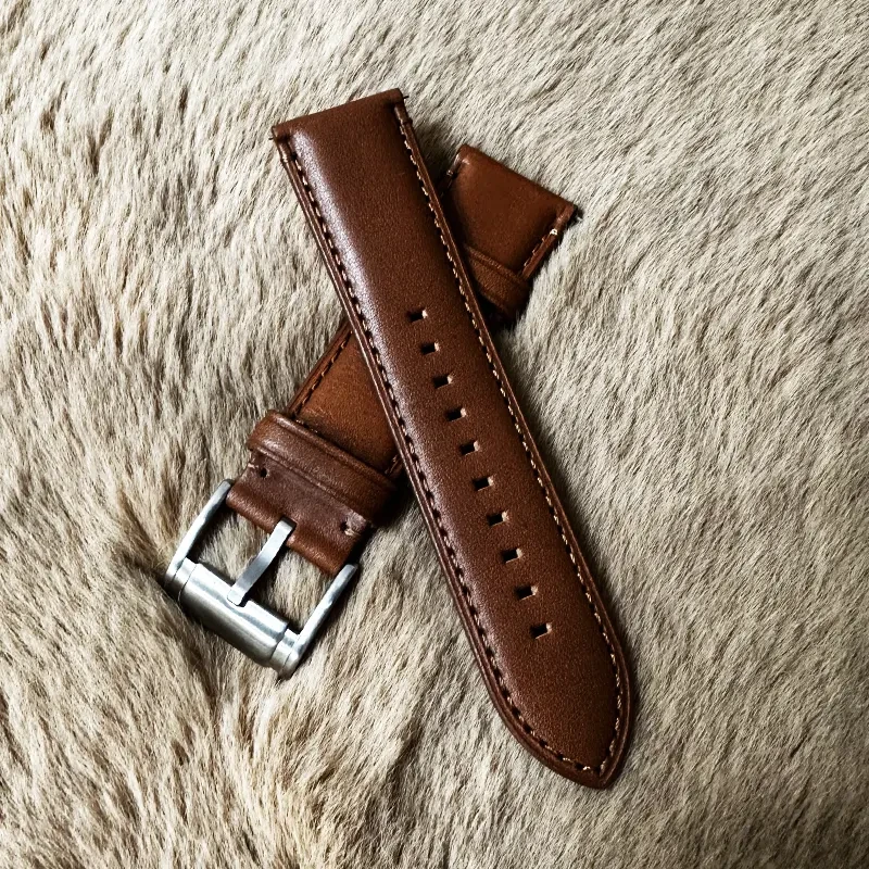Brown Leather 24mm Fossil Watch Band Fossil 24mm Brown Leather