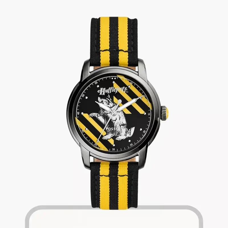 Fossil Limited Edition Harry Potter™ Hufflepuff™ Black Men's Watch