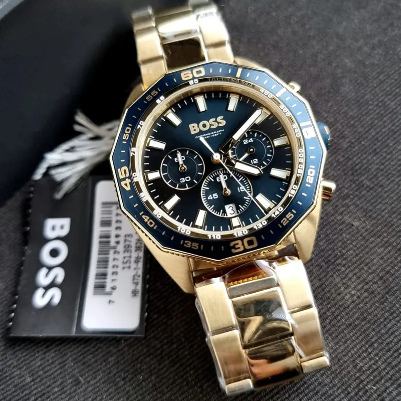 Hugo Boss Energy Chronograph Blue Dial Quartz Men's Watch- 1513973