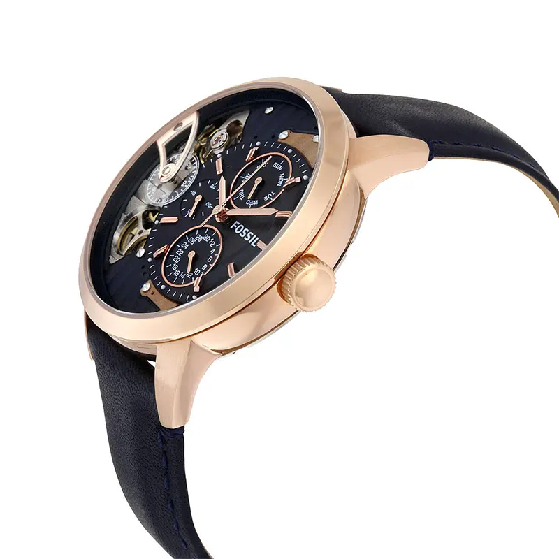 Fossil Townsman Multifunction Navy Leather Men's Watch- ME1138