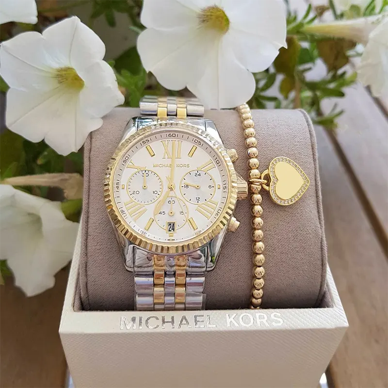 Bling Michael Kors Lexington Silber Michael Kors Lexington Silver
