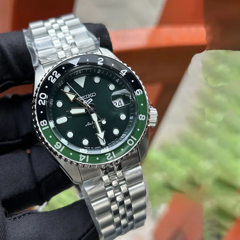 Green seiko skx best sale