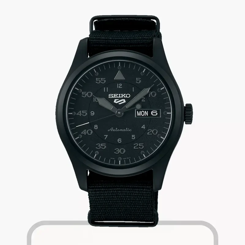 Seiko Sports GMT Stealth Corporation Military Men's Watch