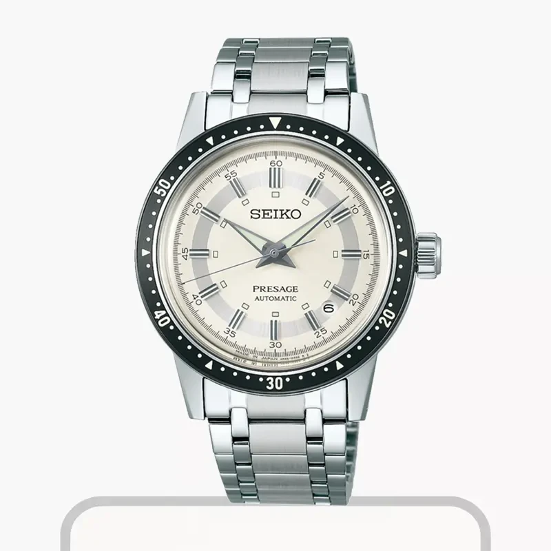 Seiko Presage Style 60's Beige Dial Limited Edition Men's Watch