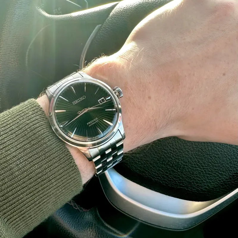 Seiko Presage Automatic Cocktail Time Green Dial Men's Watch