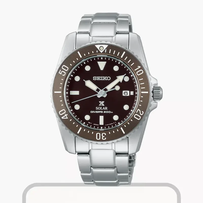 Prospex Seiko Gunmetal Tone Solar Watch Seiko Prospex Solar Scuba