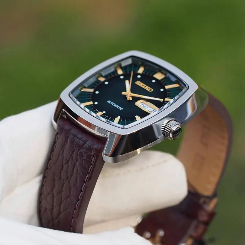 Recraft Series Seiko Brown Watch S8) SEIKO Automatic Watch For Men