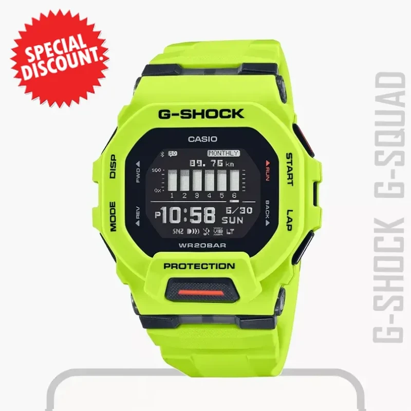 Casio G-Shock Men’s G-Squad (Bluetooth) Link Watch | GBD-200-9