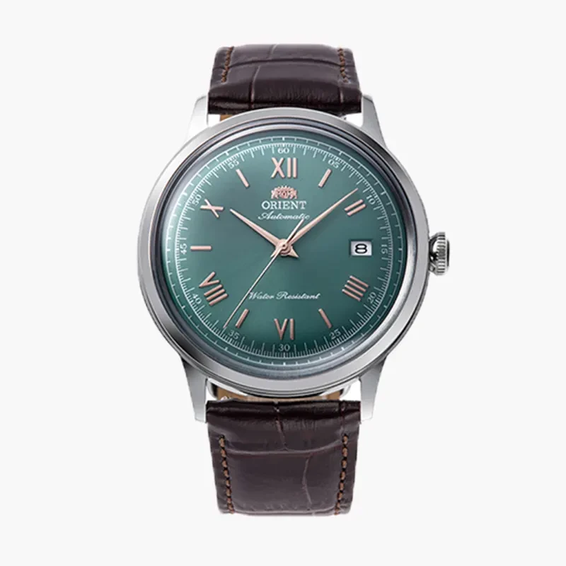 Orient Bambino Version II Automatic Green Dial Men's Watch- RA