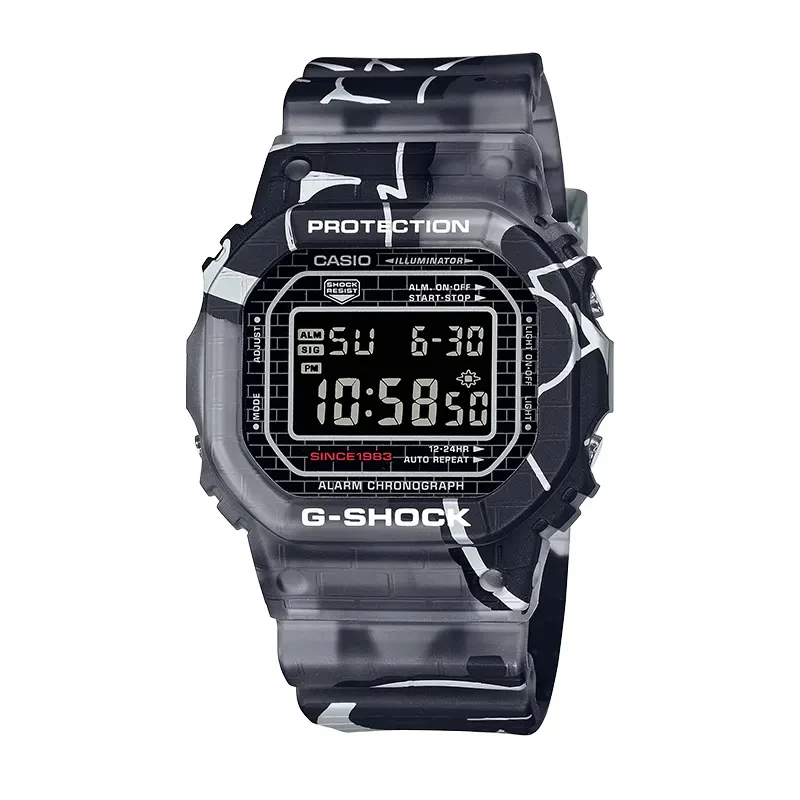 Casio G-Shock Street Spirit Digital Graffiti Art Men's Watch- DW-5000SS-1